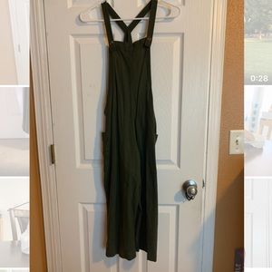 Cute sage green overall jumper